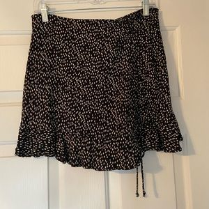 Dotted Mini Skirt